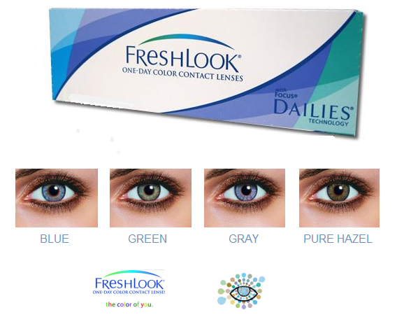 FreshLook ONE-DAY Colour Contact Lens (10 Lens/box) *MALAYSIA DAY ...