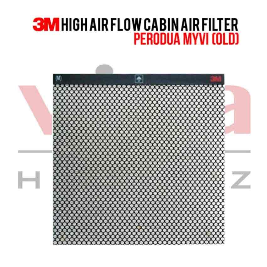 cabin flow air filter Filter Cabin Old Air Myvi 3M High Flow Air Perodua for